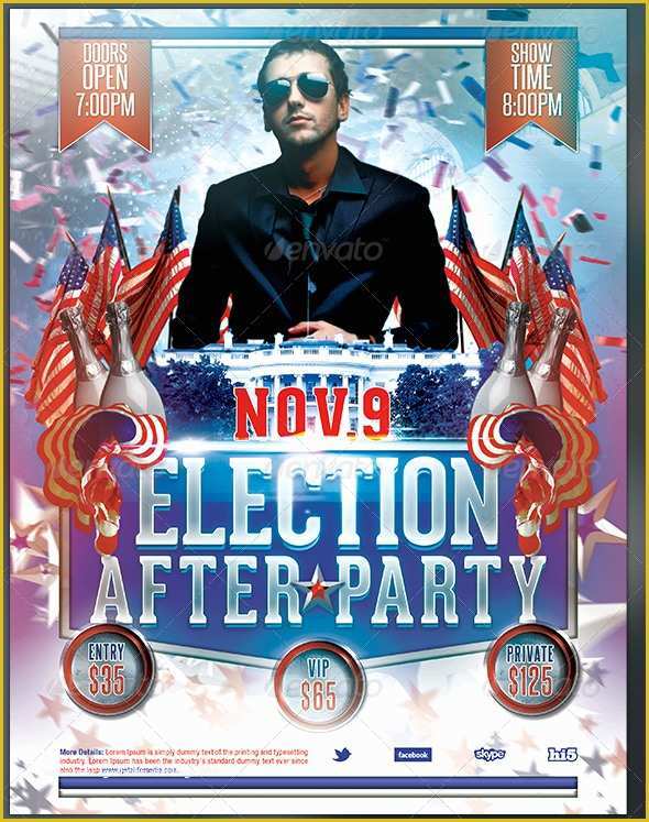 Election Flyer Template Free Of 7 Best Of Election Flyer Templates Election