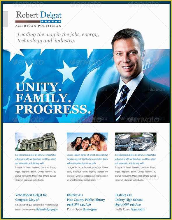 Election Flyer Template Free Of Leading the Way Political Flyer Template by Loswl On