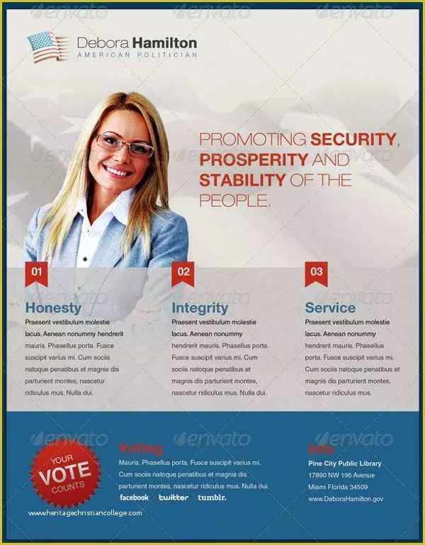 Election Website Templates Free Download Of 10 Political Flyer Templates Printable Psd Ai Vector