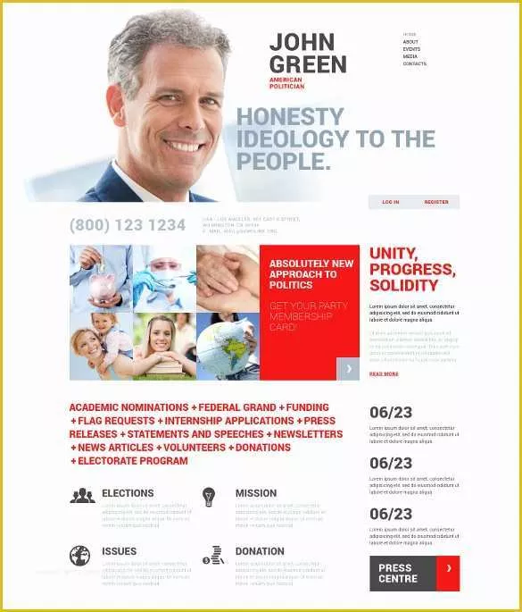 Election Website Templates Free Download Of 18 Political Bootstrap themes &amp; Templates
