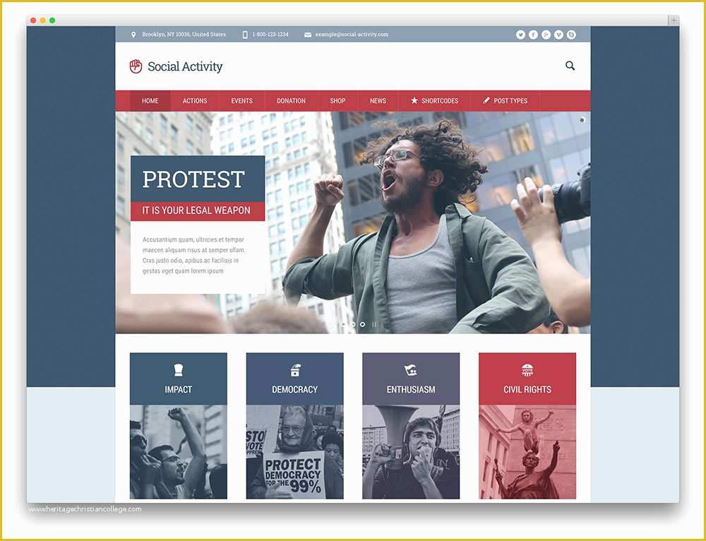 Election Website Templates Free Download Of Best Political Wordpress 