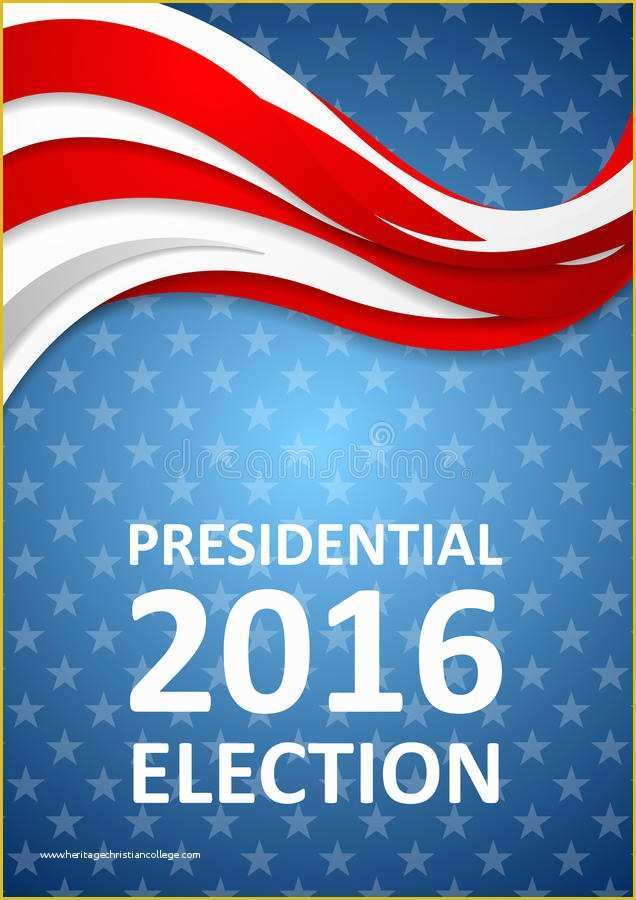 Election Website Templates Free Download Of Usa Presidential Election 2016 Flyer Template Stock Vector