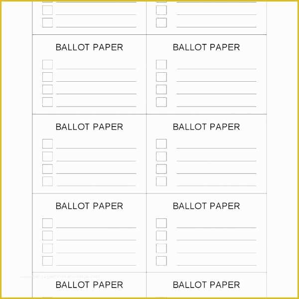 Election Website Templates Free Download Of Voting Slips Template Word Election Ballot Sample Free