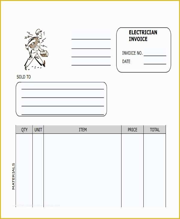 Electrical Contractor Invoice Template Free Of 18 Free Contractor Invoice Samples