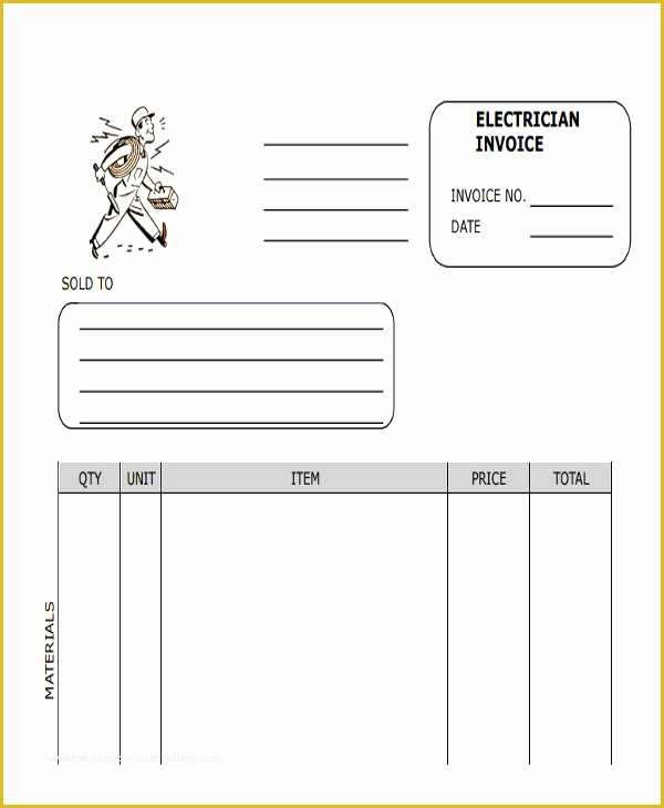 Electrical Contractor Invoice Template Free Of Electrical Contractor Invoice Template – Amandae