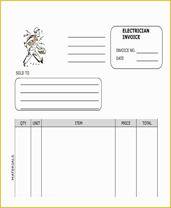 Electrical Contractor Invoice Template Free Of Electrical Contractor Invoice Template – Amandae