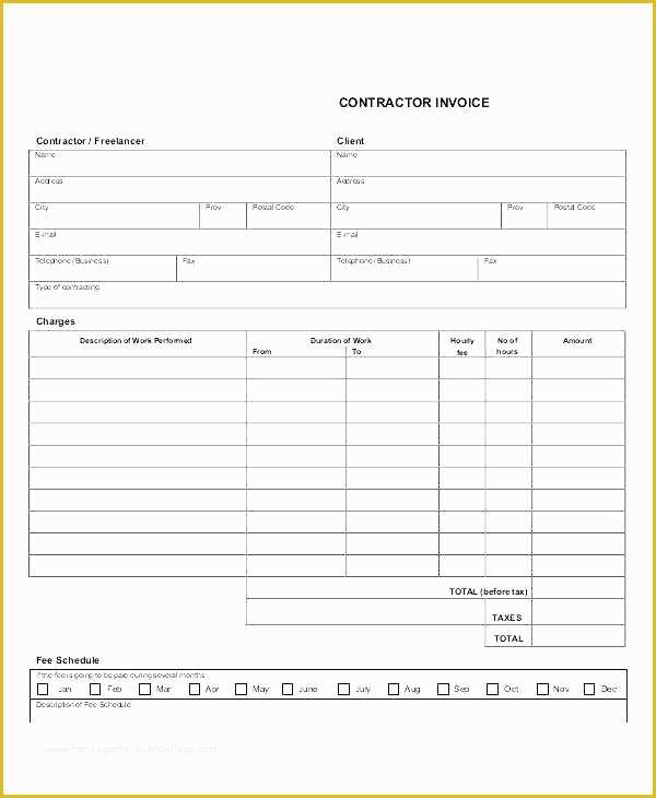 Electrical Contractor Invoice Template Free Of General Receipt form Gallery Invoice Template for
