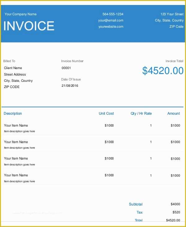 Electrician Invoice Template Free Of Electrician Invoice Template Free 13 Ugly Truth About