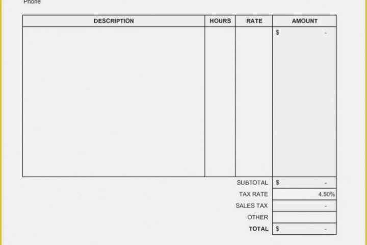 Electrician Invoice Template Free Of Electrician Invoice Template