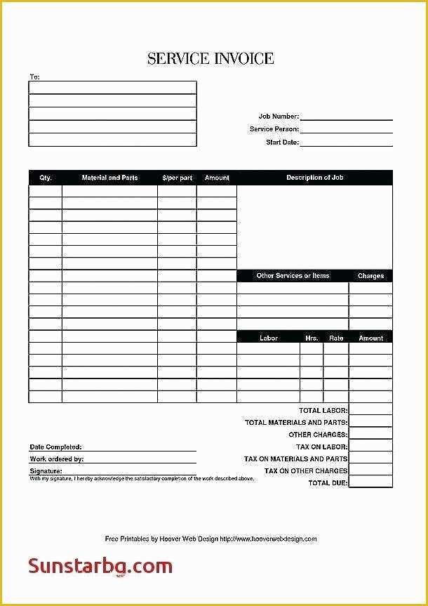 Electrician Invoice Template Free Of Electrician Invoice Template