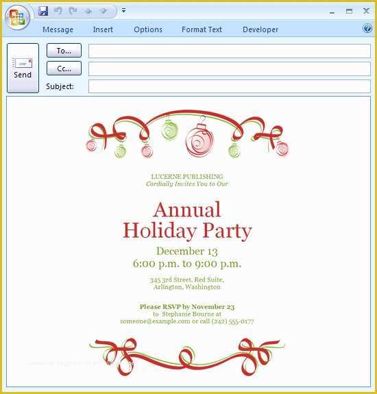 Electronic Holiday Invitation Templates Free Of Electronic Holiday Invitation Templates Free Templates