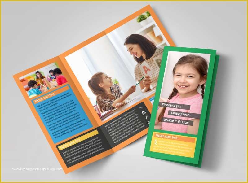 Elementary School Brochure Template Free Of Preschool Brochure Template