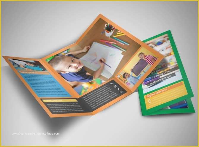 Elementary School Brochure Template Free Of Tri Fold Learning Center & Elementary School Brochure