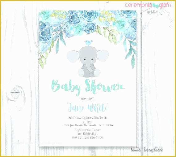 Elephant Baby Shower Invitations Free Template Of Baby Shower Invitations Boys Boy by Shower Invitation