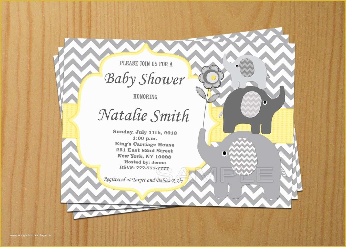 Elephant Baby Shower Invitations Free Template Of Boy Baby Shower Invitation Boy Elephant Baby Shower