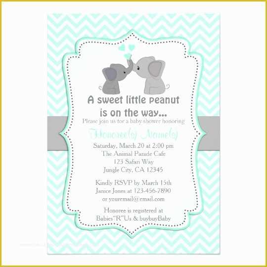 Elephant Baby Shower Invitations Free Template Of Cheap Baby Shower Invitations for Boy Boy Blue Elephant Ba