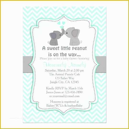 Elephant Baby Shower Invitations Free Template Of Cheap Baby Shower Invitations for Boy Boy Blue Elephant Ba