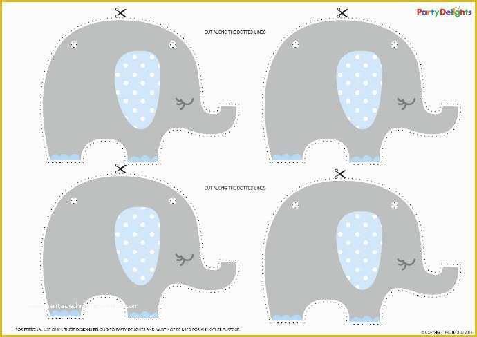 Elephant Baby Shower Invitations Free Template Of Free Elephant Template for Baby Shower Beautiful