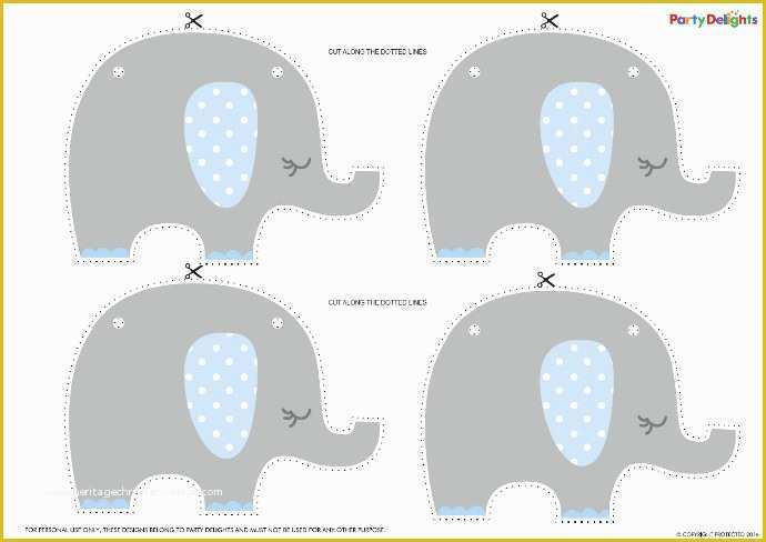 Elephant Baby Shower Invitations Free Template Of Free Elephant Template for Baby Shower Beautiful