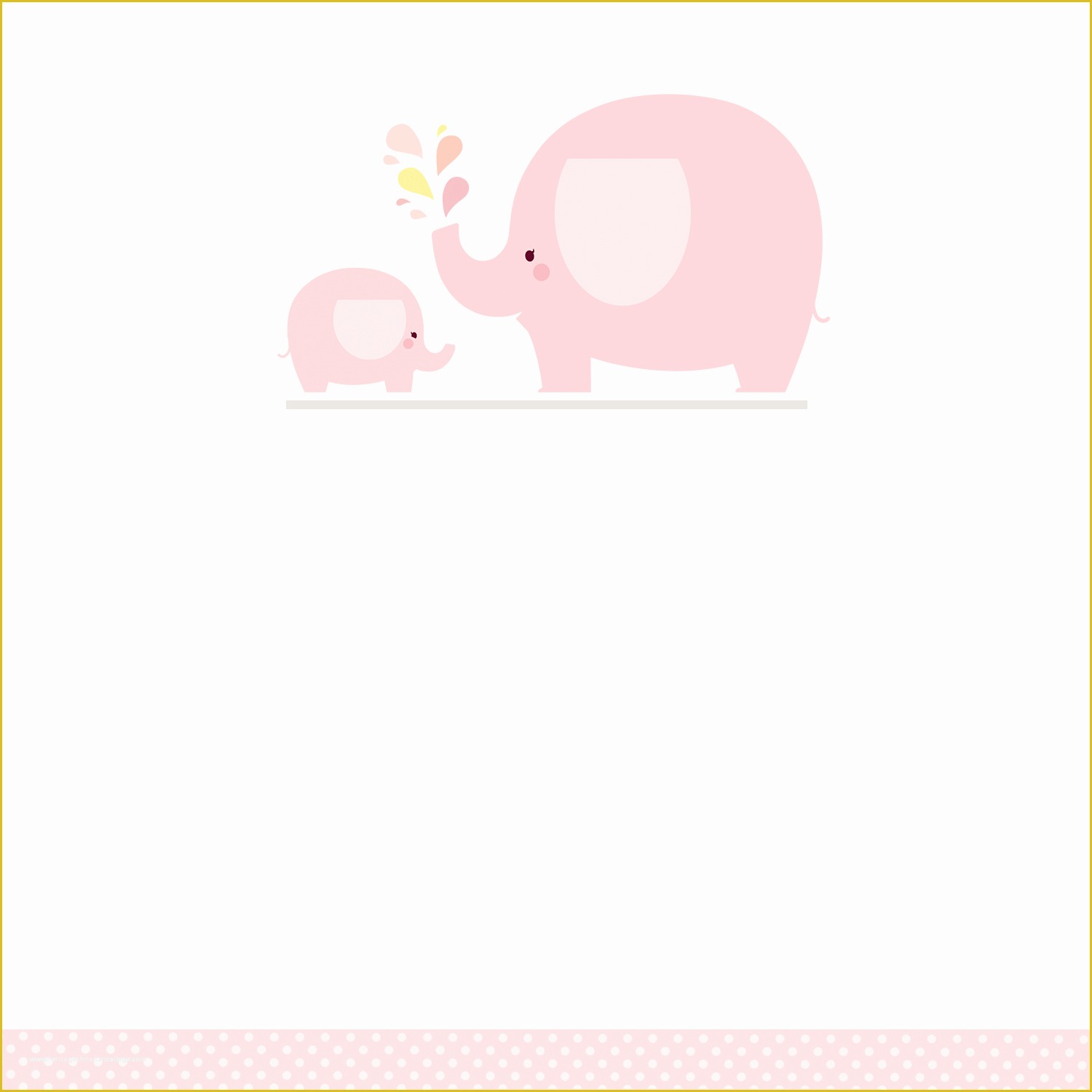 Elephant Baby Shower Invitations Free Template Of Pink Baby Elephant Free Printable Baby Shower Invitation