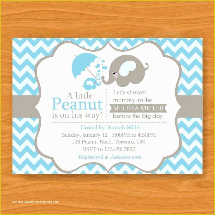 Elephant Baby Shower Invitations Free Template Of Printable Baby Shower Invitations Baby Shower Invitations