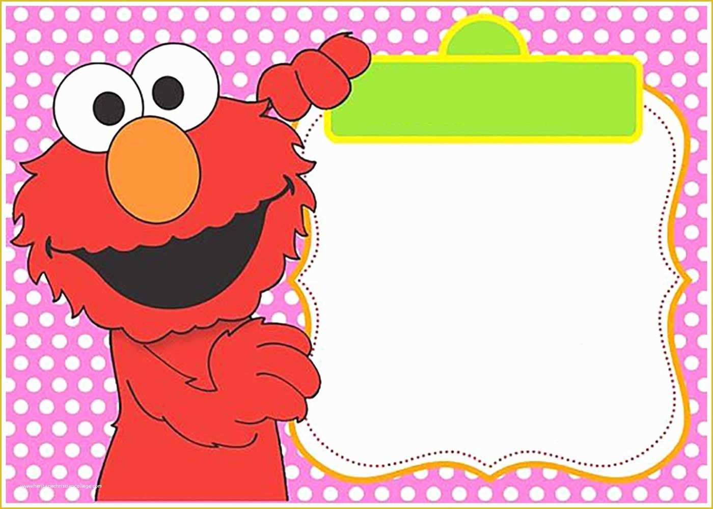 Elmo Birthday Invitations Template Free Of Free Printable Elmo Invitation Templates