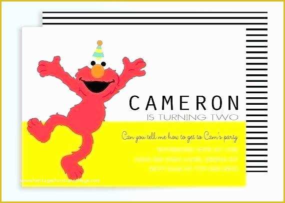 Elmo Birthday Invitations Template Free Of Invitation Epic Birthday Invitations Personalized