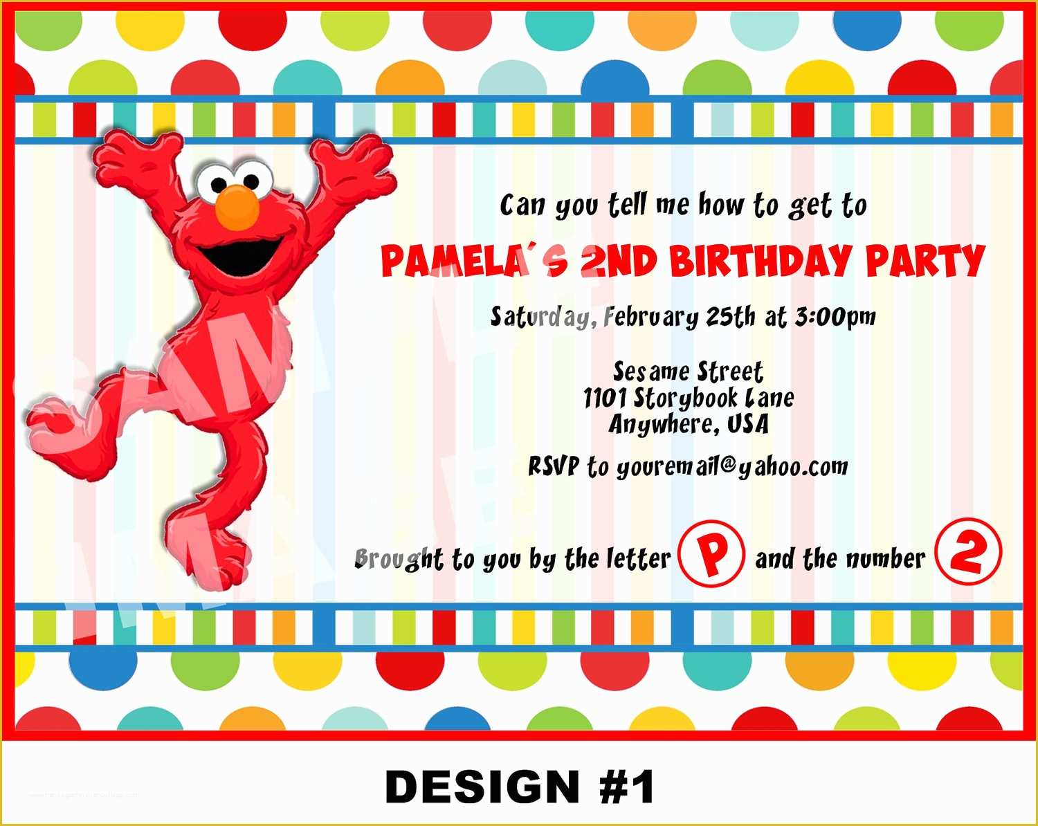 Elmo Birthday Invitations Template Free Of Sesame Street Invitation Elmo Invitation Elmo Birthday