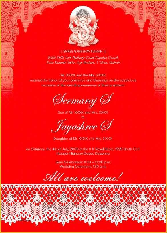 Email Indian Wedding Invitation Templates Free Of 35 Traditional Wedding Invitations Psd