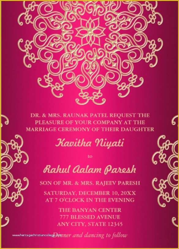Email Indian Wedding Invitation Templates Free Of Free Indian Wedding Invitation Templates Yourweek