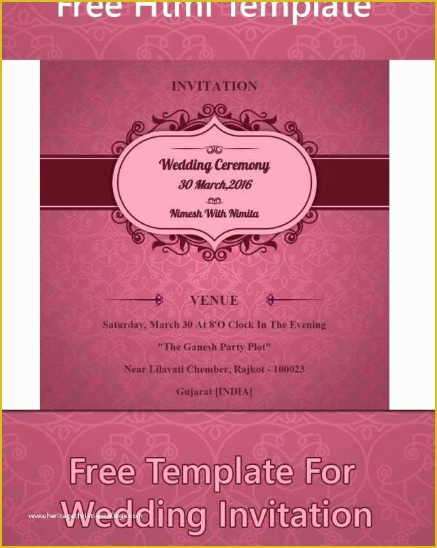 Email Indian Wedding Invitation Templates Free Of Indian Wedding Invitation Templates Eletter Co