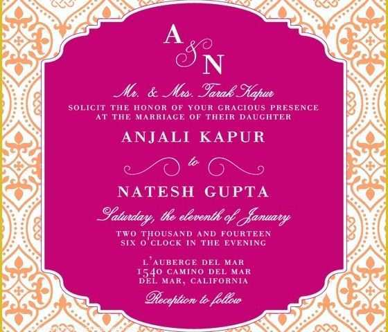 Email Indian Wedding Invitation Templates Free Of Indian Wedding Invitations Usa Indian Wedding Invitations