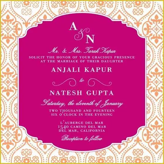 Email Indian Wedding Invitation Templates Free Of Indian Wedding Invitations Usa Indian Wedding Invitations