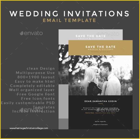 Email Invitation Templates Free Download Of 15 Email Invitation Template Free Sample Example