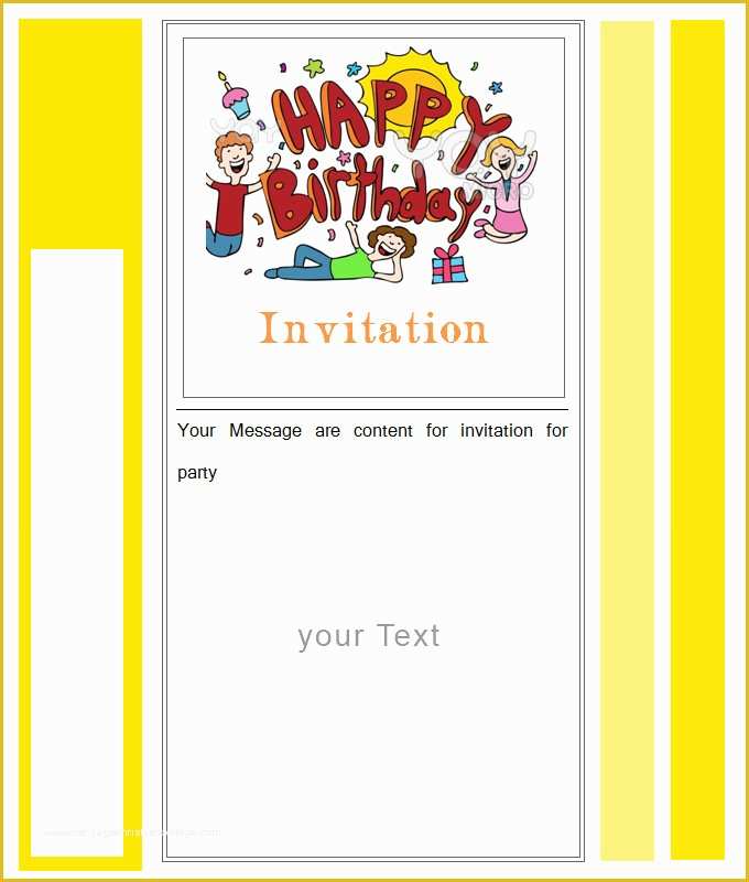 Email Invitation Templates Free Download Of 27 Best Blank Invitation Templates Psd Ai