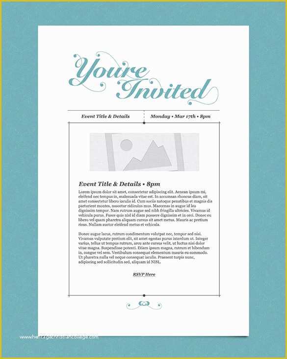 Email Invitation Templates Free Download Of 30 Business Email Invitation Templates Psd Vector Eps