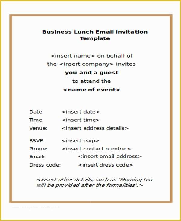 Email Invitation Templates Free Download Of 9 Business E Mail Invitation Templates Word Pdf Psd