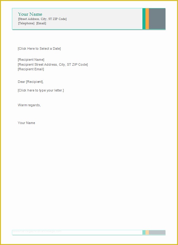 Email Letterhead Templates Free Of 10 Letterhead Template Download Free Documents In Pdf