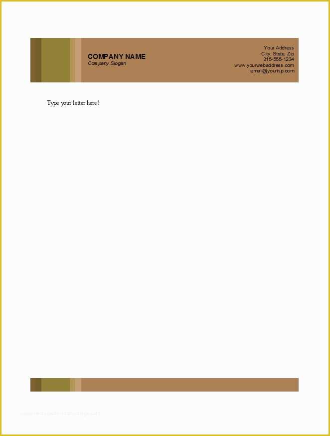 Email Letterhead Templates Free Of 46 Free Letterhead Templates & Examples Free Template