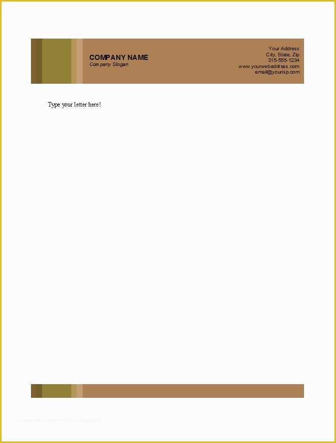 Email Letterhead Templates Free Of 46 Free Letterhead Templates & Examples Free Template
