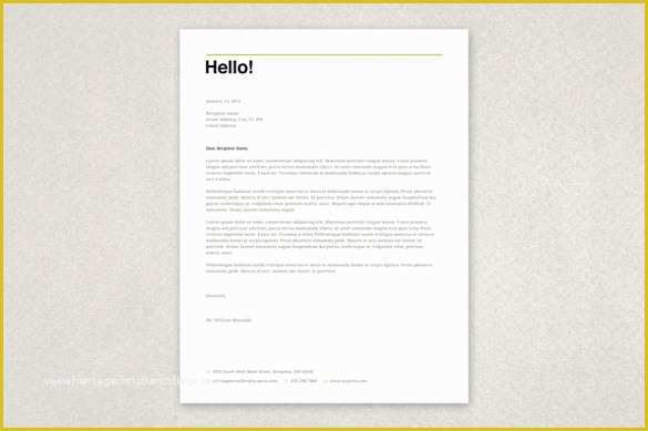 Email Letterhead Templates Free Of Free Letterhead Template 22 Free Word Pdf format