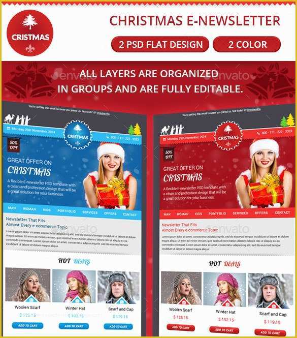 Email Newsletter Templates Free Download Of 27 Christmas Newsletter Templates Free Psd Eps Ai
