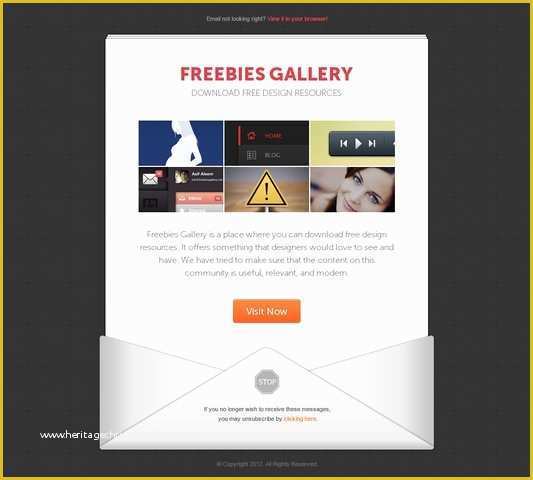 54 Email Newsletter Templates Free Download