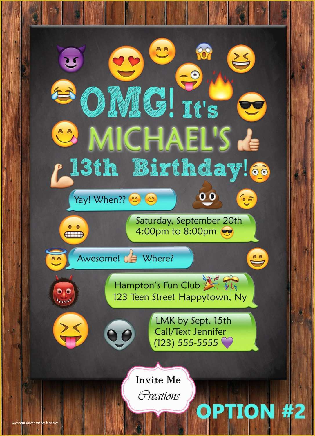 Emoji Birthday Party Invitation Template Free Of Emoji Birthday Invitation Emoji Invite Girl Personalized
