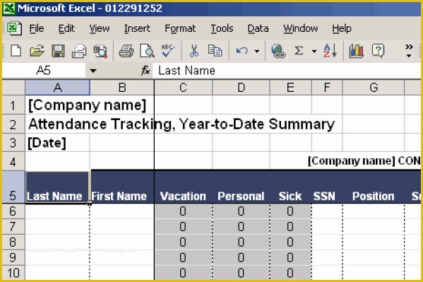 Employee attendance Tracker Template Free Of 13 attendance Tracking Templates Excel Pdf formats