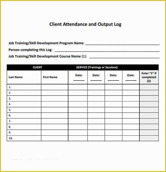 Employee attendance Tracker Template Free Of 9 Sample attendance Tracking – Pdf Doc