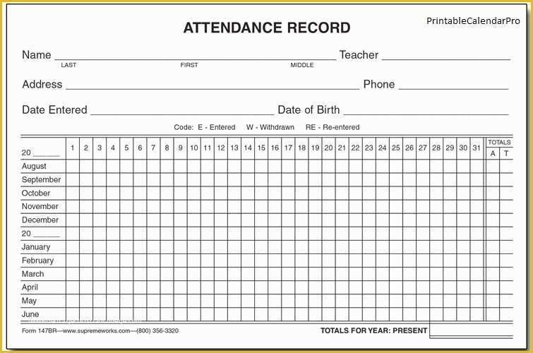 Employee attendance Tracker Template Free Of Employee attendance Calendar – Emmamcintyrephotography