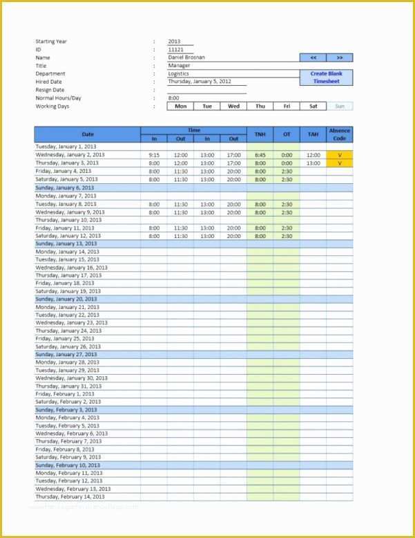 Employee attendance Tracker Template Free Of Free Employee attendance Tracking Spreadsheet Spreadsheet
