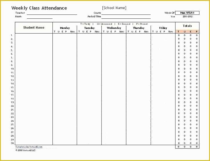 Employee attendance Tracker Template Free Of Free Printable Employee attendance Tracker Tracking form