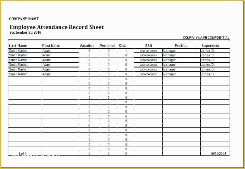 Employee attendance Tracker Template Free Of Free Printable Employee attendance Tracker Tracking form